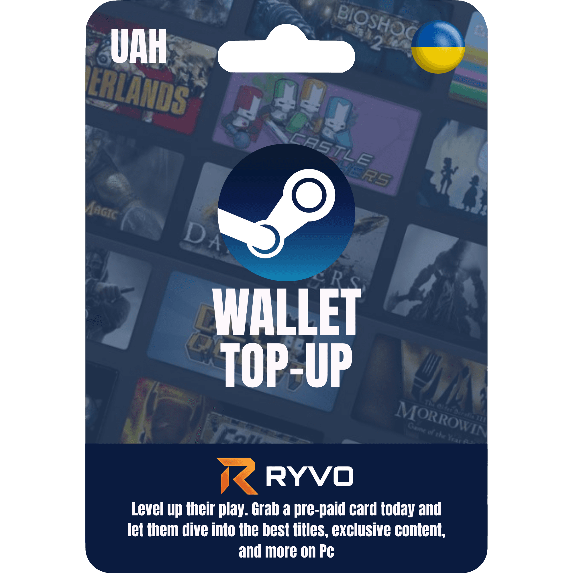 Steam Wallet Code (Ukraine) cover art