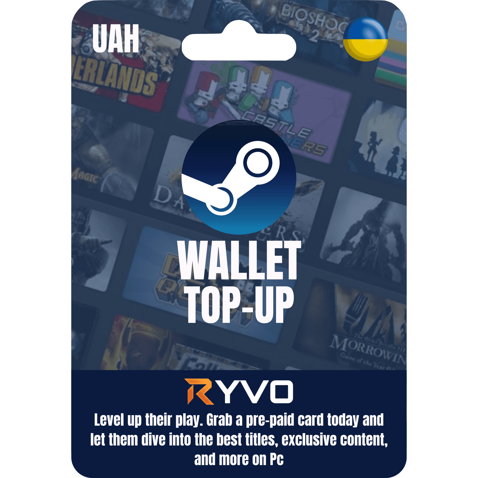 Steam Wallet Code (Ukraine) cover art